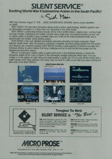 Image n° 7 - screenshots  : Silent Service